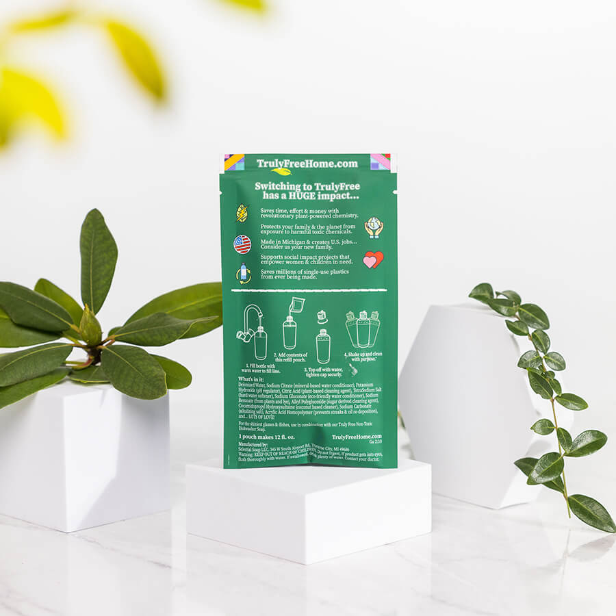 NonToxic Dishwasher Rinse Aid and Booster Truly Free